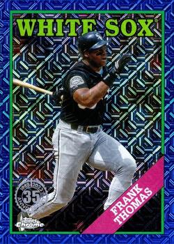 2023 Topps - 1988 Topps Baseball 35th Anniversary Chrome Silver Pack Blue (Series One) #T88C-45 Frank Thomas Front