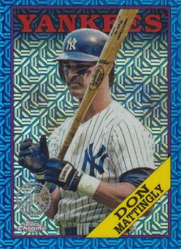 2023 Topps - 1988 Topps Baseball 35th Anniversary Chrome Silver Pack Blue (Series One) #T88C-88 Don Mattingly Front