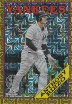 2023 Topps - 1988 Topps Baseball 35th Anniversary Chrome Silver Pack Gold (Series One) #T88C-39 Anthony Rizzo Front