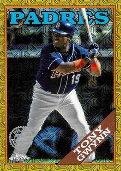 2023 Topps - 1988 Topps Baseball 35th Anniversary Chrome Silver Pack Gold (Series One) #T88C-83 Tony Gwynn Front