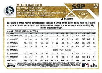 2023 Topps - Golden Mirror Image Variation SSP #49 Mitch Haniger Back