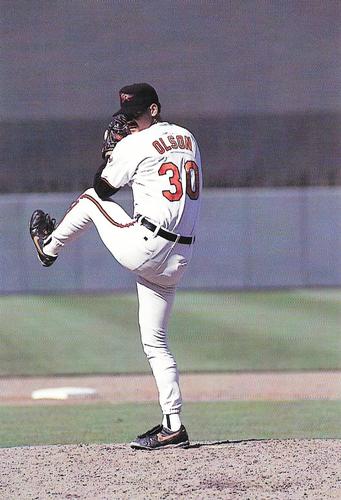1993 Baltimore Orioles Photocards #NNO Gregg Olson Front