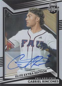 2022 Panini Elite Extra Edition - Signatures #93 Gabriel Rincones Front