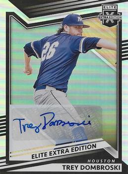 2022 Panini Elite Extra Edition - Signatures #133 Trey Dombroski Front