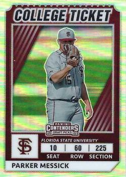 2022 Panini Elite Extra Edition - College Tickets Optic Holo #CTO-30 Parker Messick Front