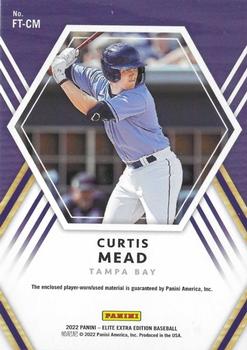 2022 Panini Elite Extra Edition - Future Threads #FT-CM Curtis Mead Back