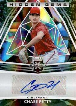 2022 Panini Elite Extra Edition - Hidden Gems Signatures Black #HG-CP Chase Petty Front