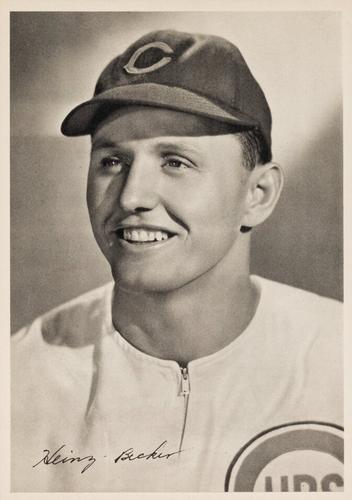 1944 Chicago Cubs Picture Pack #NNO Heinz Becker Front
