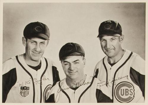 1942 Chicago Cubs Picture Pack #NNO Kiki Cuyler / Jimmie Wilson / Dick Spalding Front
