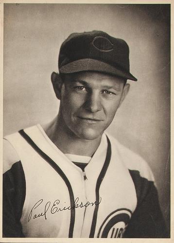 1941 Chicago Cubs Picture Pack #NNO Paul Erickson Front