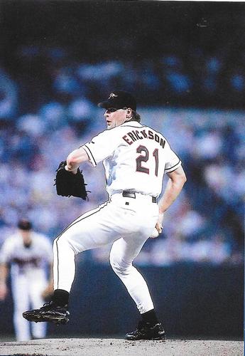 1996 Baltimore Orioles Photocards #NNO Scott Erickson Front