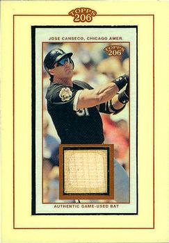 2002 Topps 206 - Framed Relics (Series 1) #TR-JC Jose Canseco Front