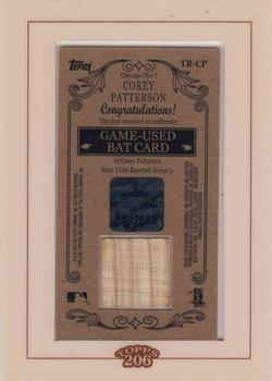 2002 Topps 206 - Framed Relics (Series 3) #TR-CP Corey Patterson Back