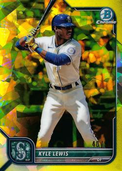 2022 Bowman Chrome Sapphire Edition - Yellow #21 Kyle Lewis Front