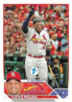 2023 Topps 1st Edition #4 Yadier Molina Front