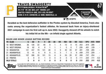 2023 Topps 1st Edition #67 Travis Swaggerty Back