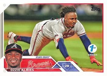 2023 Topps 1st Edition #81 Ozzie Albies Front
