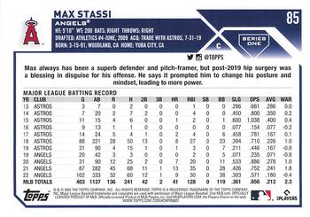 2023 Topps 1st Edition #85 Max Stassi Back
