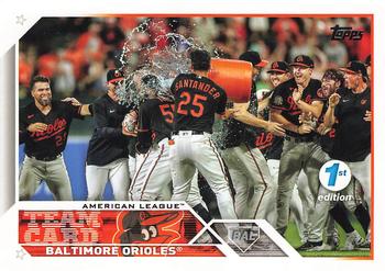 2023 Topps 1st Edition #112 Baltimore Orioles Front