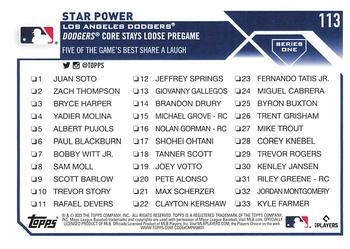 2023 Topps 1st Edition #113 Star Power Back