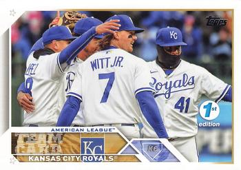 2023 Topps 1st Edition #134 Kansas City Royals Front