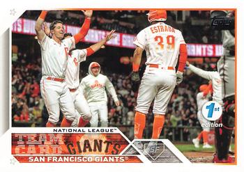 2023 Topps 1st Edition #173 San Francisco Giants Front
