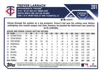 2023 Topps 1st Edition #201 Trevor Larnach Back