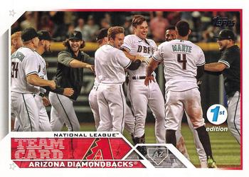 2023 Topps 1st Edition #263 Arizona Diamondbacks Front