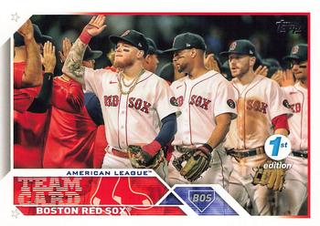 2023 Topps 1st Edition #273 Boston Red Sox Front
