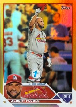 2023 Topps 1st Edition - Gold Foil #5 Albert Pujols Front