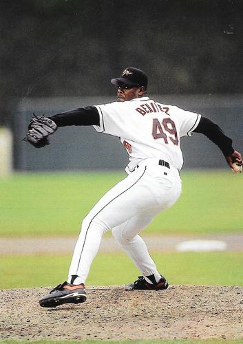 1995 Baltimore Orioles Photocards #NNO Armando Benitez Front