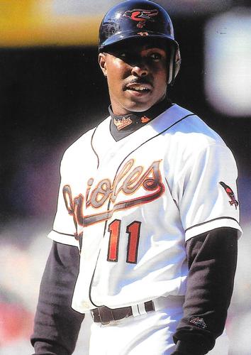 1995 Baltimore Orioles Photocards #NNO Jeffrey Hammonds Front