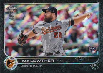 2022 Topps Chrome Ben Baller Edition #159 Zac Lowther Front