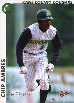 2000 Multi-Ad Midwest League Top Prospects (Unnumbered) #NNO Chip Ambres Front