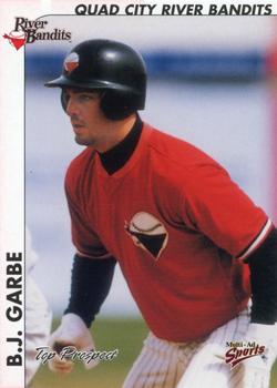 2000 Multi-Ad Midwest League Top Prospects (Unnumbered) #NNO B.J. Garbe Front