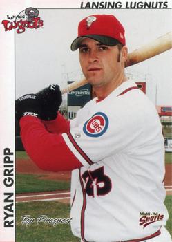 2000 Multi-Ad Midwest League Top Prospects (Unnumbered) #NNO Ryan Gripp Front
