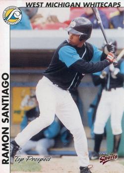 2000 Multi-Ad Midwest League Top Prospects (Unnumbered) #NNO Ramon Santiago Front