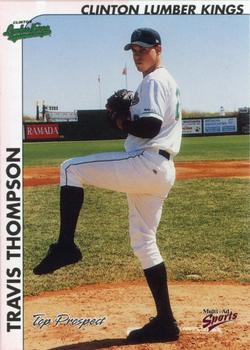 2000 Multi-Ad Midwest League Top Prospects (Unnumbered) #NNO Travis Thompson Front