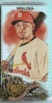 2022 Topps Allen & Ginter Chrome - Refractor #1 Yadier Molina Front
