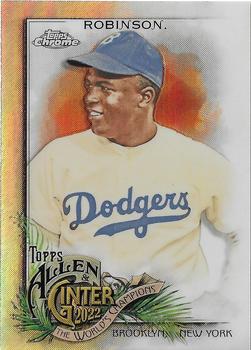 2022 Topps Allen & Ginter Chrome - Refractor #108 Jackie Robinson Front