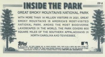2022 Topps Allen & Ginter Chrome - Inside the Park Minis #ITP-8 Great Smoky Mountains National Park Back