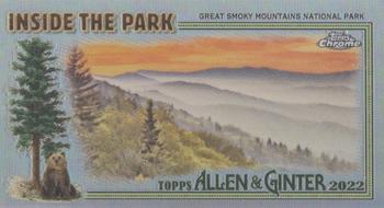 2022 Topps Allen & Ginter Chrome - Inside the Park Minis #ITP-8 Great Smoky Mountains National Park Front