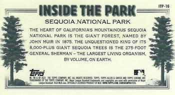 2022 Topps Allen & Ginter Chrome - Inside the Park Minis #ITP-16 Sequoia National Park Back