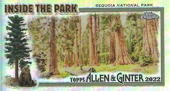 2022 Topps Allen & Ginter Chrome - Inside the Park Minis #ITP-16 Sequoia National Park Front