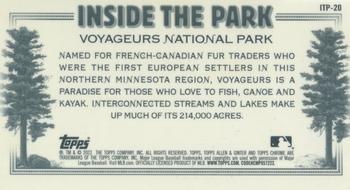 2022 Topps Allen & Ginter Chrome - Inside the Park Minis #ITP-20 Voyageurs National Park Back