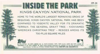 2022 Topps Allen & Ginter Chrome - Inside the Park Minis #ITP-24 Kings Canyon National Park Back