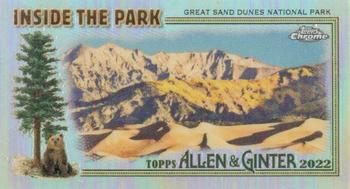 2022 Topps Allen & Ginter Chrome - Inside the Park Minis #ITP-27 Great Sand Dunes National Park Front