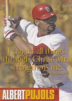 2003 St. Louis Cardinals Christian Family Day #NNO Albert Pujols Front