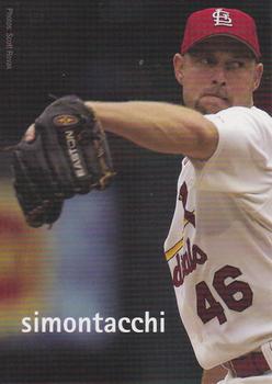 2003 St. Louis Cardinals Christian Family Day #NNO Jason Simontacchi Front