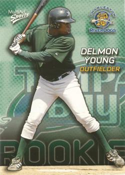 2004 MultiAd Charleston RiverDogs - Delmon Young Rookie #8 Delmon Young Front